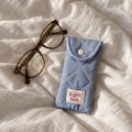 Honey Blue Glasses Pouch