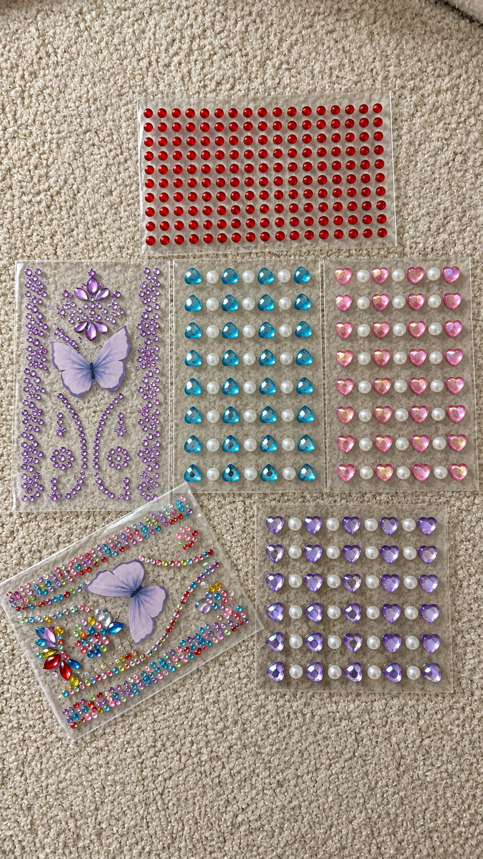 Random Bedazzling Sheet – Medium